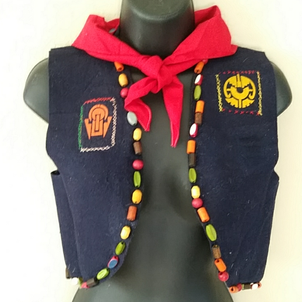 Campfire Girls 1930s 3-piece Ceremonial Outfit - Picture 2 of 8